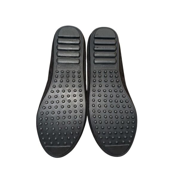 Comfortview Womens 9WW Slip On Loafers Flats Black Tapestry Non Slip Soles New - Picture 3 of 5